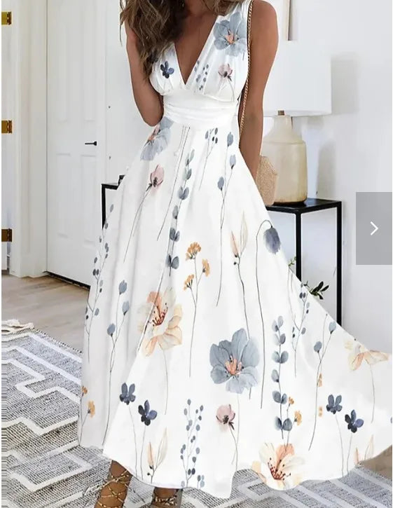 Sleeveless Long Dress